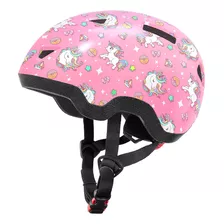 Casco De Bicicleta Ajustable Para Niños Y Niñas, Casco Aj.