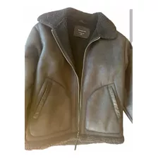 Campera De Cuero Ecológico Abercrombie