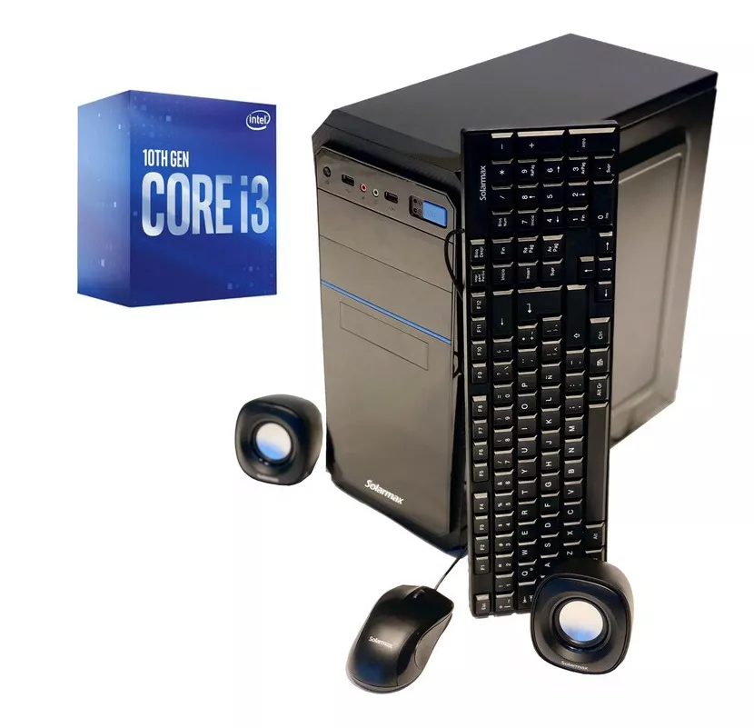 Computadora Pc Cpu Solarmax Intel Core I3 10ma 8gb 240g Ssd