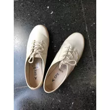Botas Zapatos De Lluvia Color Crema (al) Talle 38 Importados