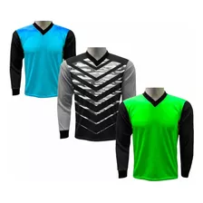 Kit 3 Camisas De Goleiro Futebol/handebal/esportes