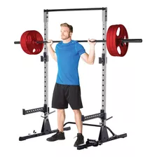 Fitness Reality Squat Rack Power Cage Con J-hooks, Landmine 