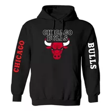 Sudadera Modelo Chicago Bulls Estampado En Vinil