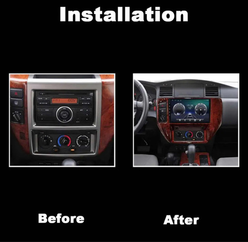 Radio Andorid Carplay 2+32 Nissan Patrol 2005-2014 Foto 3