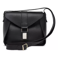 Bolsa Feminina Bag Pequena Atual Moderna Delicada Preta 8180 Cor Preto