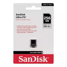 Pendrive Sandisk Ultra Fit De 256gb Usb 3.1 3.0