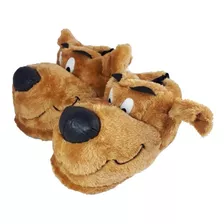 Pantufa Antiderrapante Com Estampa 3d De Cachorro Gzt