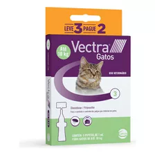 Combo Antipulgas Ceva Vectra Para Gatos Até 10kg - 3un