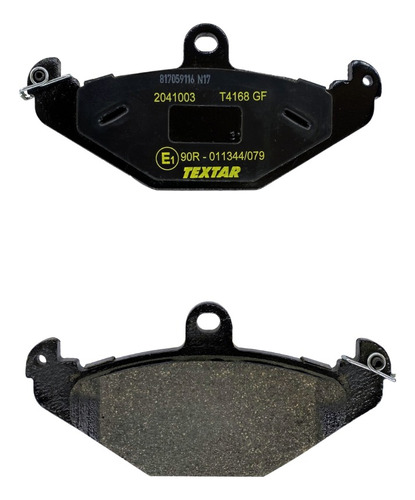 Balatas Traseras Textar Opel Speedster 2004 2005 2006 Foto 4