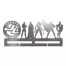 Porta Medallas Medallero En Acero Inoxidable Justice League