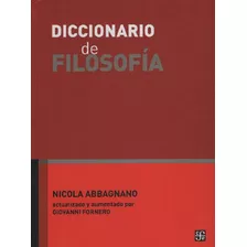 Diccionario De Filosofia (coleccion Filosofia) (cartone) -