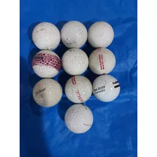 Bola De Golfe Usadas Kit Com 12 Unidades Diversas