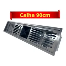 Calha Molhada 90 Cm Mais Barata Do Brasil Em Inox Escovado C