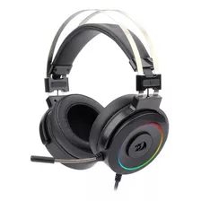 Auriculares Gamer Redragon Chroma Lamia 2 H320w-rgb Black Con Luz Rgb Led