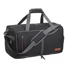 Bolso Deportivo 65l Gimnasio Viajes Canway Negro