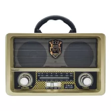 Radio Portatil Retro Am/fm Bluetooth Salida 3.5 Diginet