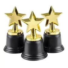 8 Estrella Trofeo Premio Estatuilla Dorada 12cm Recuerdo