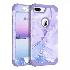 Funda Para iPhone 8/7 Plus - Marmol Violeta