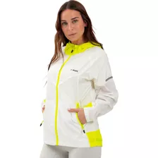 Campera Rompeviento Impermeable Mujer I Run Ciclismo