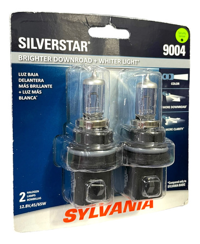 Set 2x Foco Halgeno Osram Sylvania Silverstar 12v Hb1 9004 Foto 10