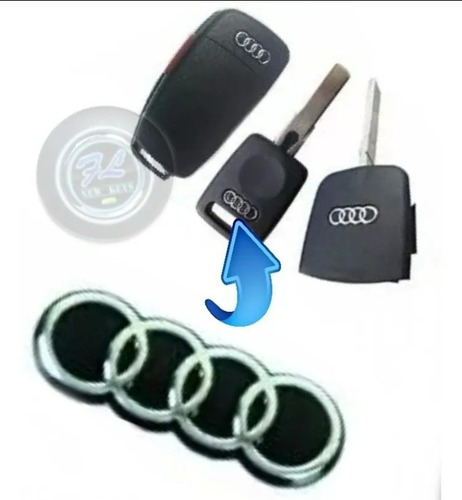 1 Emblema Audi Para Llave Control Alarma Valet Logo Sline A3 Foto 4