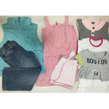 Lote De Roupas De Menina Tam.6