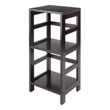 Winsome Leo Nombre Del Modelo 2 Tier Shelving, Tall, Espres.