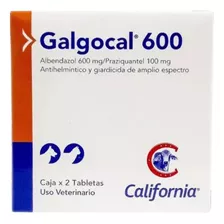 Desparasitante Tableta Galgocal 600