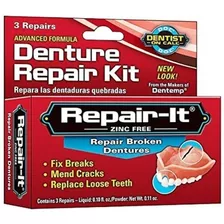 Denture Repair Kit Reparo Para Dentadura C/ 3 Pack