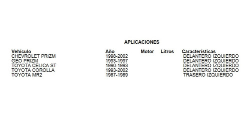 Junta Homocinetica Delantero Izquierdo Geo Prizm 1993-1997 Foto 5