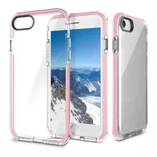 Case Protector Rock Guard Para iPhone SE 2022 Rosado