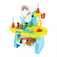 Mesa De Ferramentas Infantil Azul Mes 563 - Fenix Brinquedos