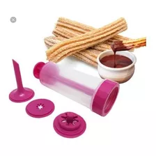 Máquina De Churros Manual Rechear Massas Doces C/ 2 Formato