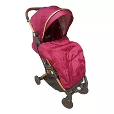 Coche Maleta De Bebe Fácil Plegado Cubre Pies+forro De Lluvi