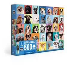 Quebra-cabeça - Mosaico De Cachorros - 500 Peças - Toyster