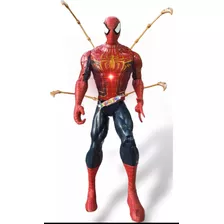 Homem Aranha Totalmente Articulado Musical 32cm Grande Heroe