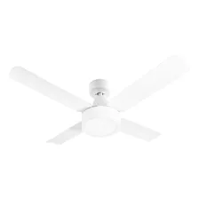 Ventilador De Techo Codini V5rb Blanco 4 Palas De Metal