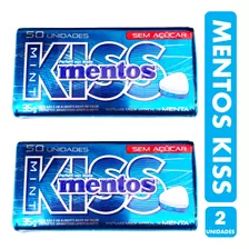 Kiss Mentos - Caramelos Sin Azúcar Frasco Azul (pack 2 Uni)