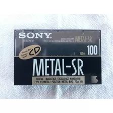 Fita Cassete Sony Sr-100 Min Metal Type Iv Virgem E Lacrada