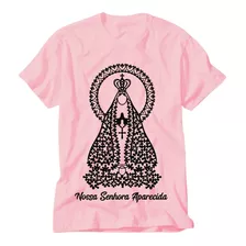 Camiseta Com Imagem De Nossa Senhora Aparecida Intercessora