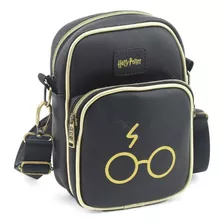 Shoulder Bag Mini Bolsa Harry Potter Bruxo Transversal Preto