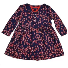 Vestido Manga Longa Tommy Hilfiger 18 E 24 Meses Infantil 