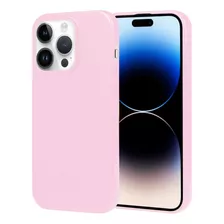 Funda Case For iPhone 13 Pro Max Jelly Pearl Rosa Antishock