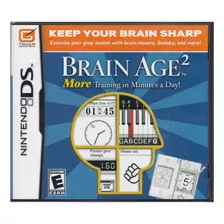 Jogo Nintendo Ds - Brain Age2 Para Nintendo Ds - Novo