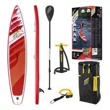 Tabla Stand Up Inflable Bestway Paddle Surf Fastblast Tech Color Rojo / Blanco