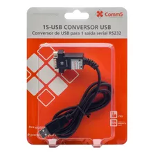 Conversor Usb Porta Com Serial Rs232 Db9 Cabo Todos Sinais