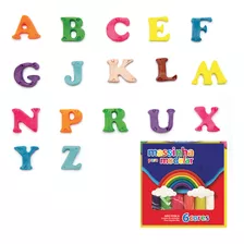 Brinquedo Letras Massinha Infantil Diversas Cores Pica Pau