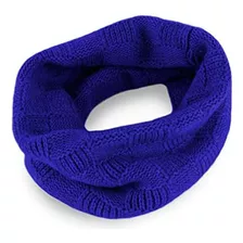 Love Mens Checked 100% Snood - Deep Blue - Hecho En Escocia 