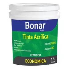 Tinta Acrílica Econômica Anti-mofo 18 Litros Branco