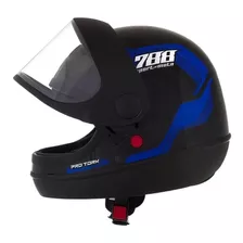 Capacete Para Moto Pro Tork Sport Moto 788 Cor Azul Tamanho Do Capacete 56